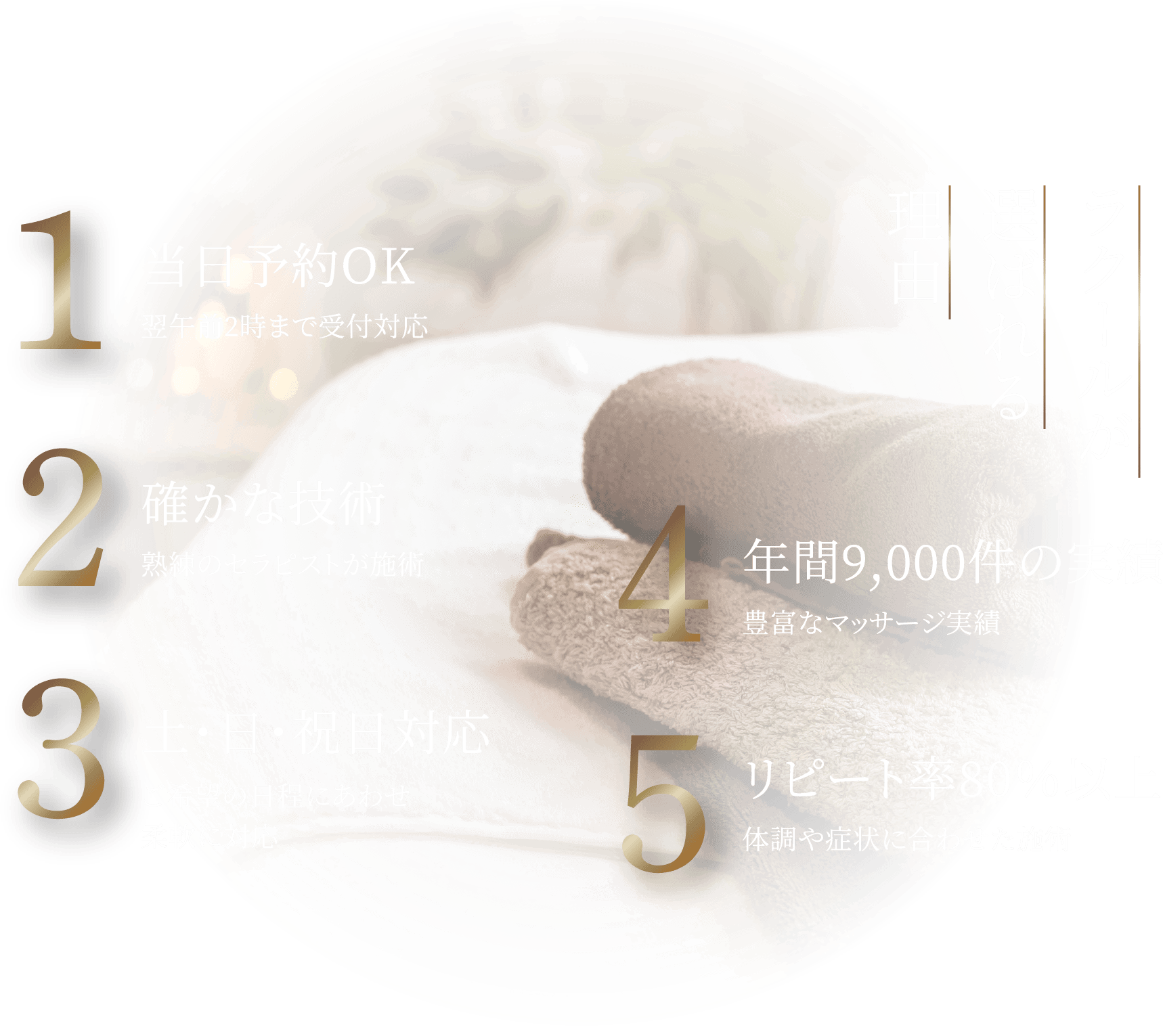 ラクールが選ばれる理由